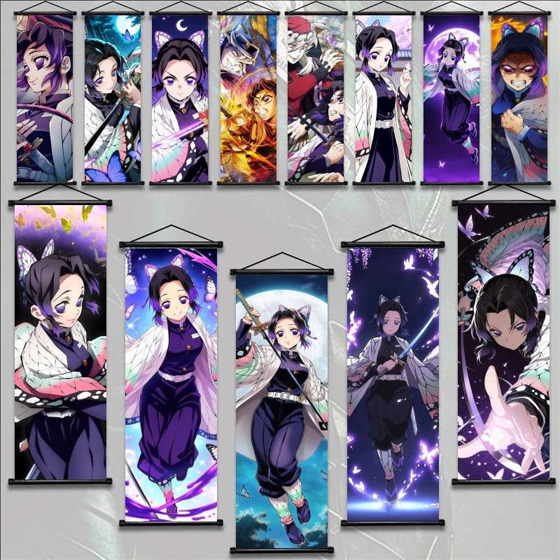Home Textiles - Pergaminho de Tecido Shinobu Kocho Demon