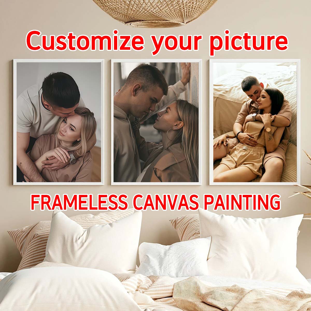 Home Textiles - Triptíquico - Pintura a óleo em