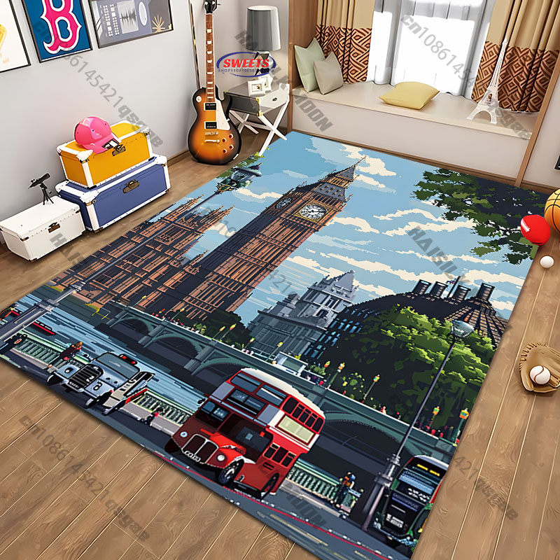 Home Textiles London - Frete grátis! Tapete estampado com cena