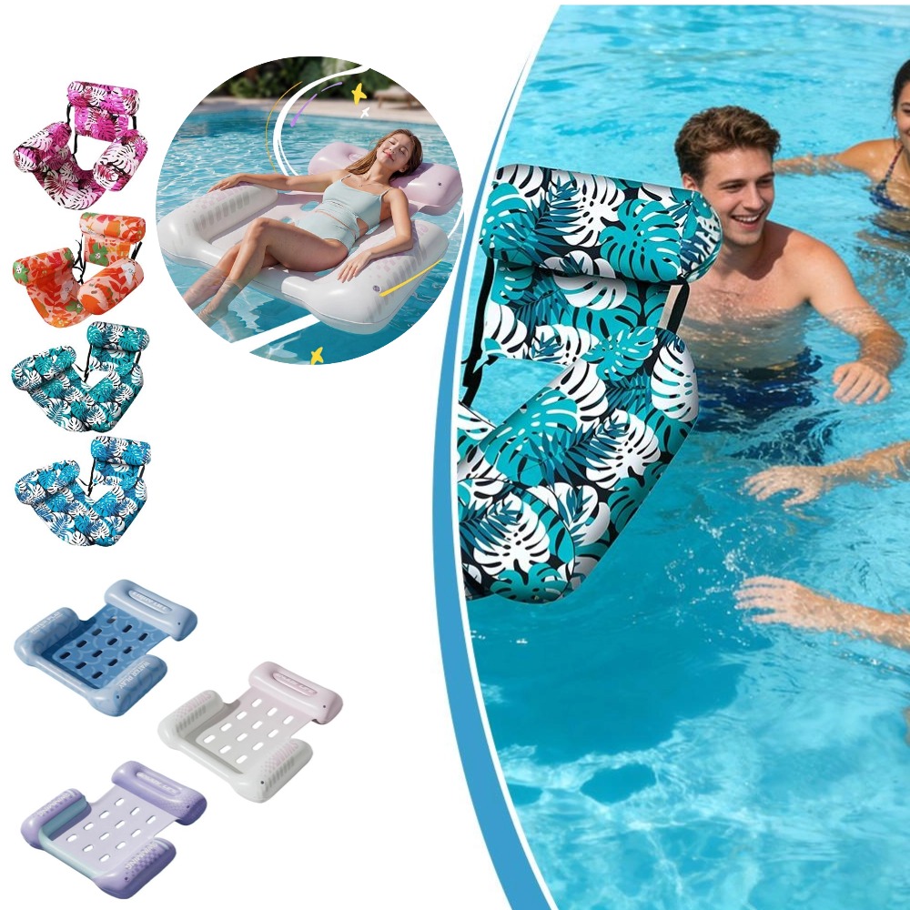 Fitted Sheet Deep - Colchão Inflável Multifuncional para Piscina, Espreguiçadeira