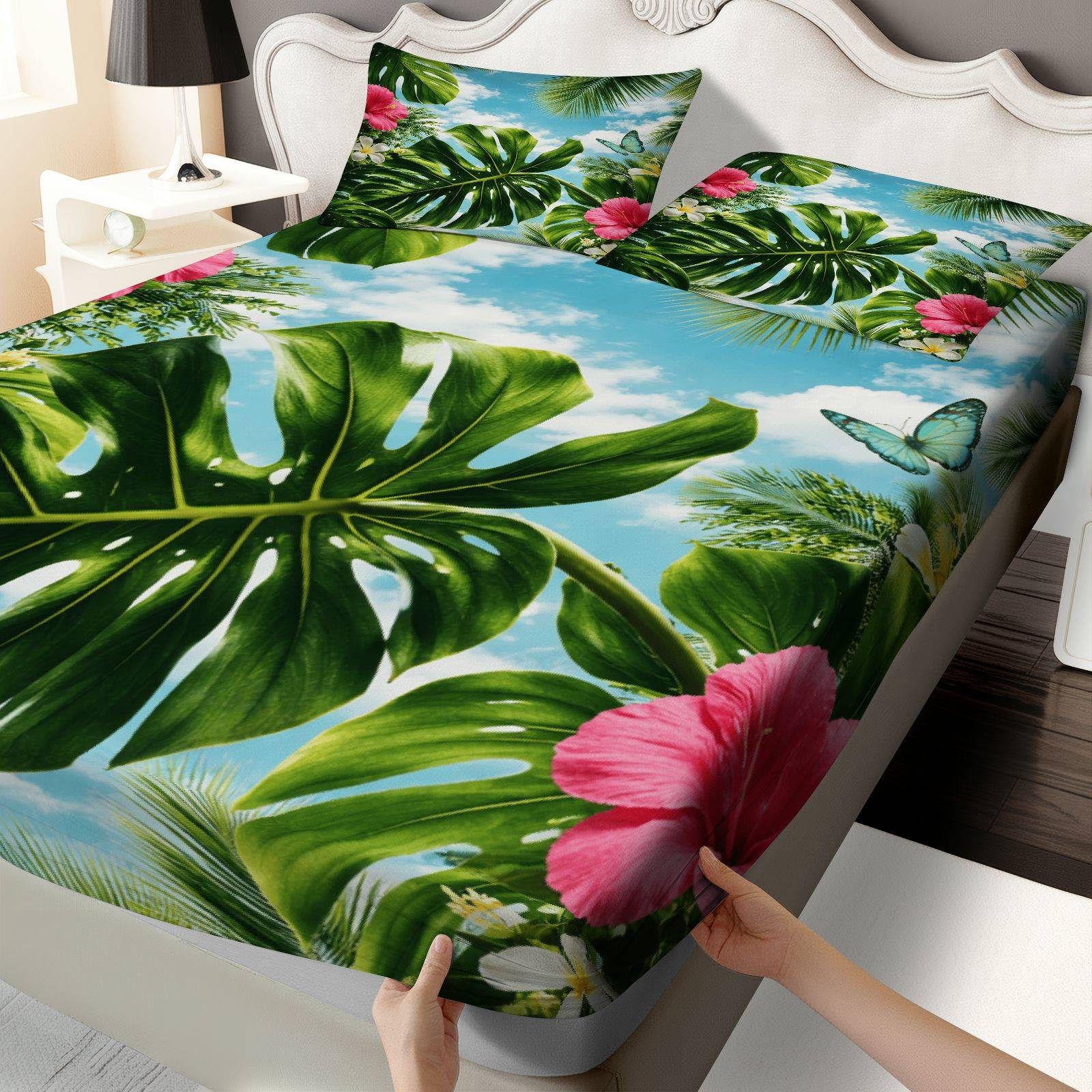 Fitted Sheet Deep - Conjunto de Lençóis com Estampa de