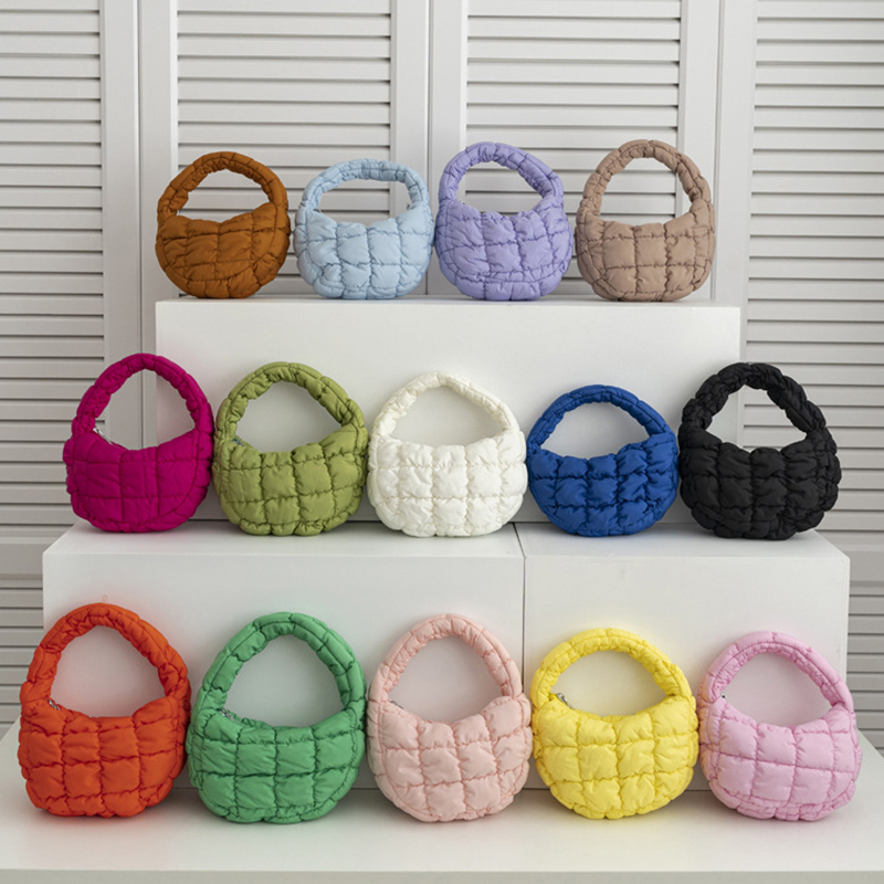 Home Textiles Store - Bolsa de Mão Mini Puffer Estilo