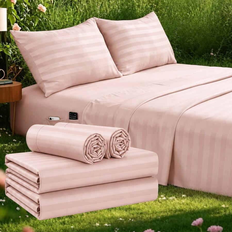 Conjunto de Lençóis Listrados  - Fitted Sheet Deep avaliação e preço