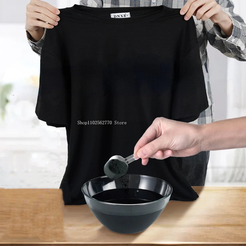 50g preto tecido corante roupa - Home Textiles Store avaliação e preço