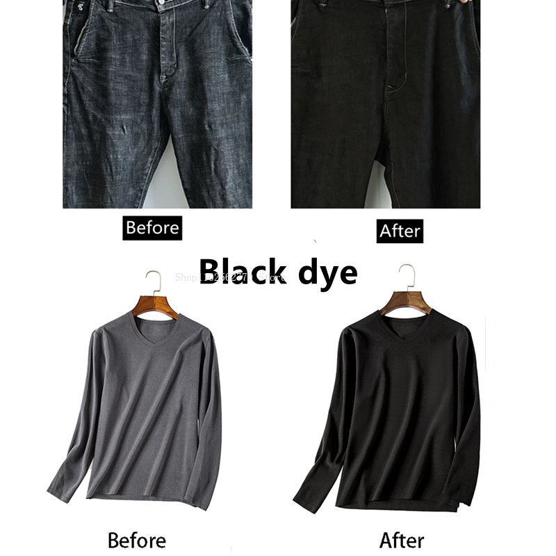 50g preto tecido corante roupa - Home Textiles Store avaliação e preço