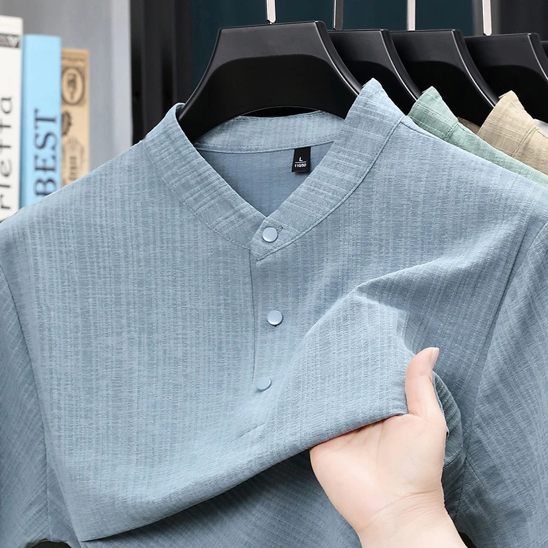 Camisa Masculina de Verão com  - Home Textiles avaliação e preço