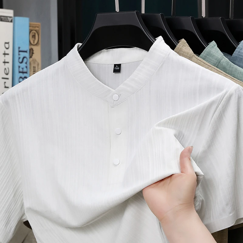 Camisa Masculina de Verão com  - Home Textiles avaliação e preço