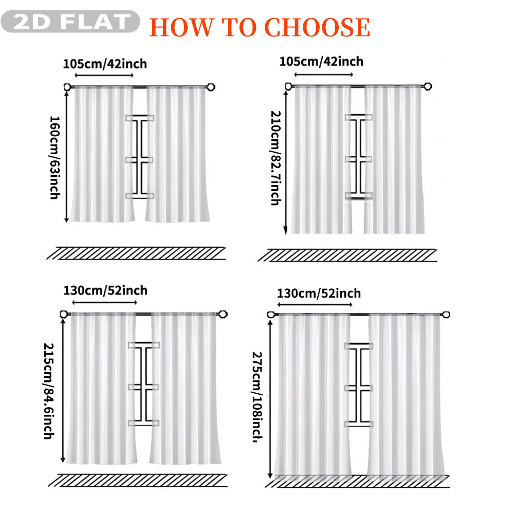 Cortinas Transparentes Planas  - Home Textiles avaliação e preço