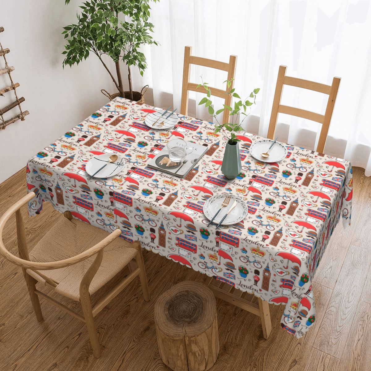 Toalha de mesa impermeável com - Home Textiles London avaliação e preço