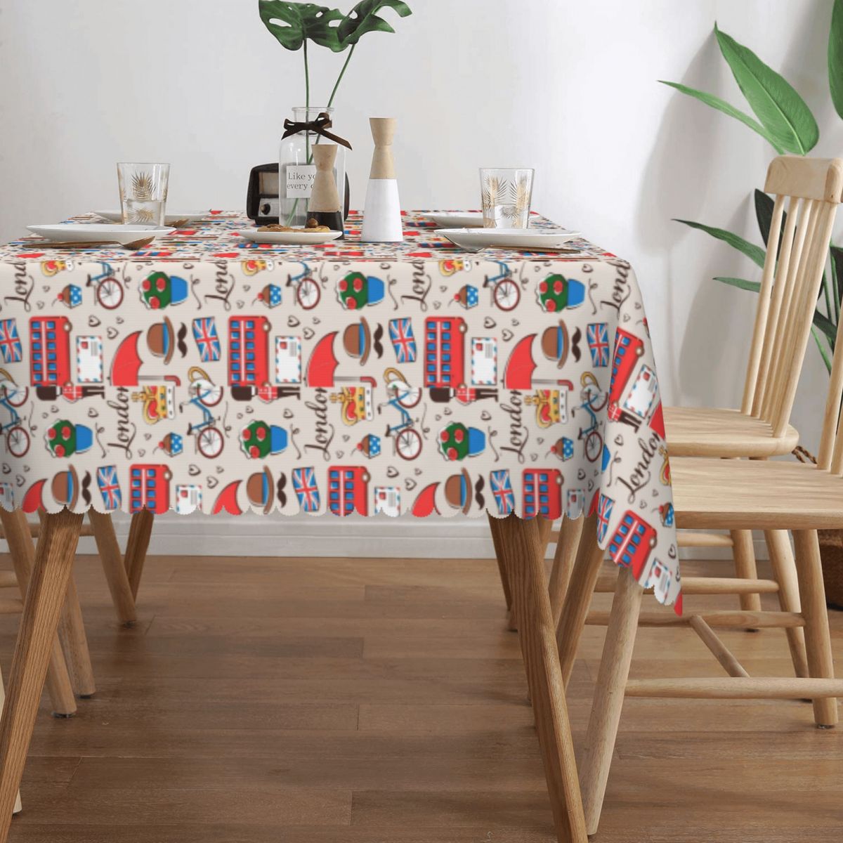 Toalha de mesa impermeável com - Home Textiles London avaliação e preço