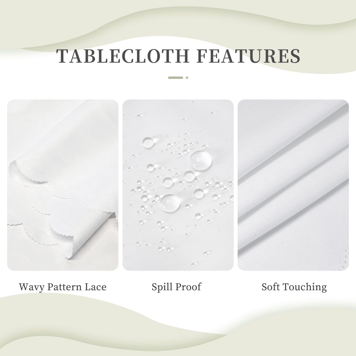 Toalha de mesa impermeável com - Home Textiles London avaliação e preço
