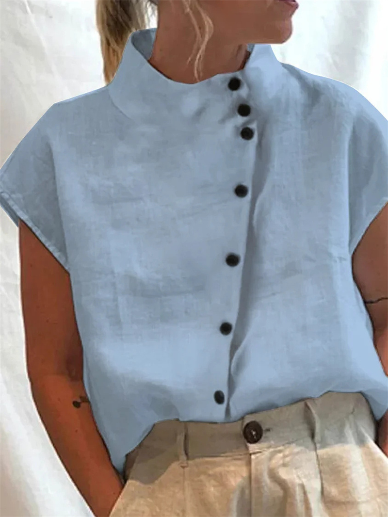 Camisa Elegante de Algodão e L - Home Textiles Store avaliação e preço
