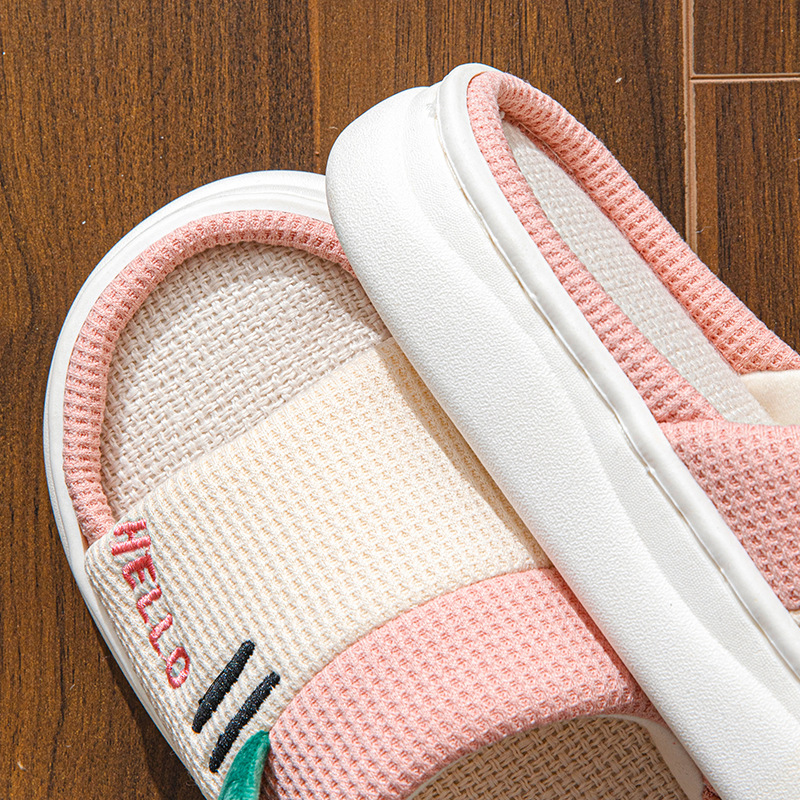 Novos Chinelos de Linho para M - Home Textiles avaliação e preço