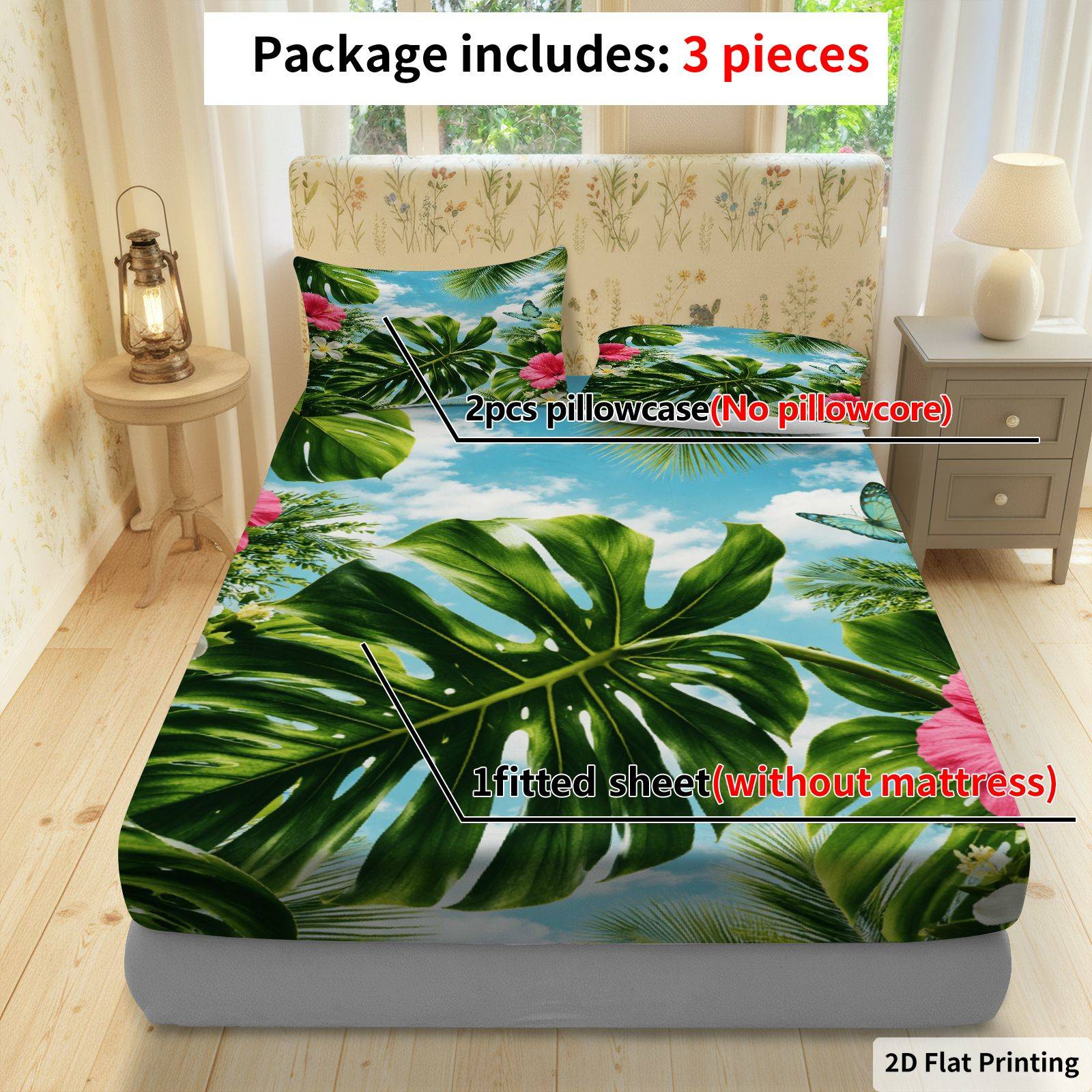 Conjunto de Lençóis com Estamp - Fitted Sheet Deep avaliação e preço