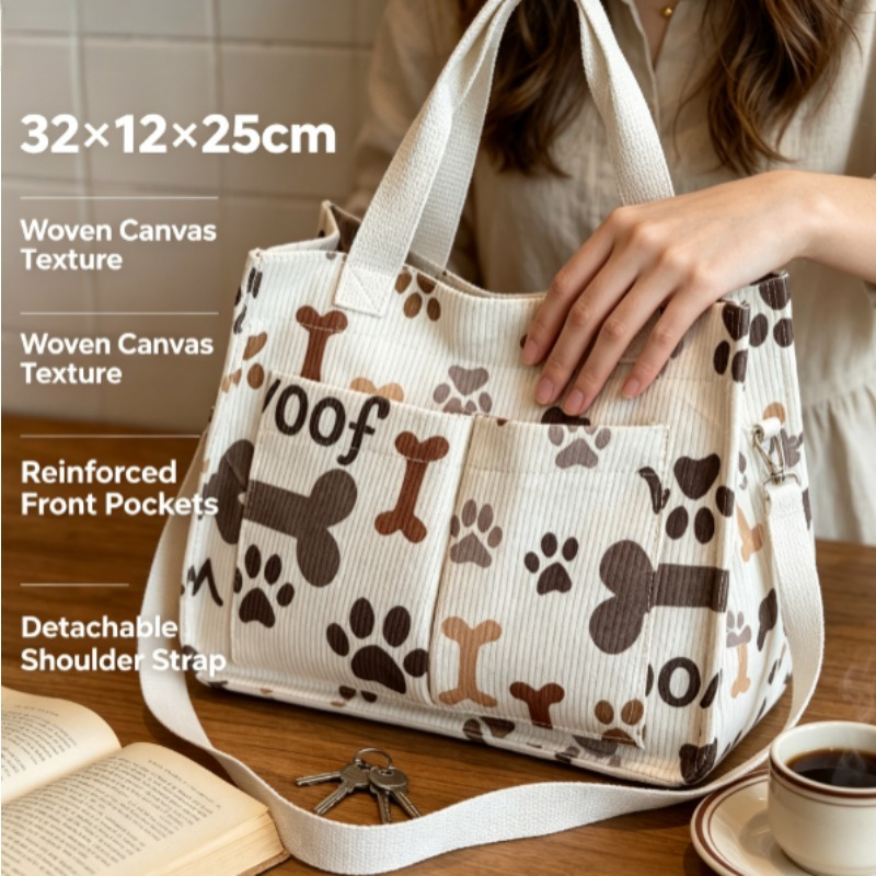 Bolsa Ecológica de Corduroy, G - Home Textiles Store avaliação e preço